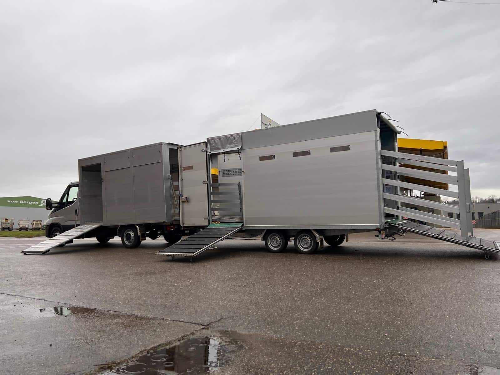 Grossviehtransport Anhängerzug 3.5+3.5 to (2)