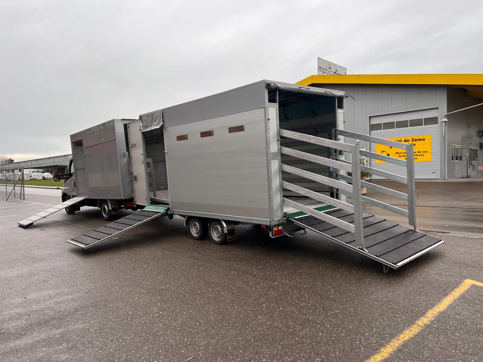 Grossviehtransport Anhängerzug 3.5+3.5 to (5)